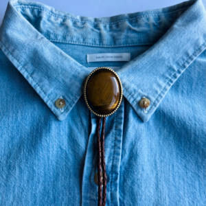 Tiger Eye Bolo Tie